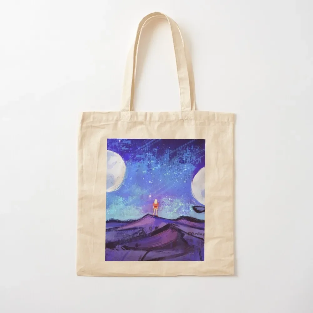 

Look at the stars Tote Bag Canvas shoulder bag custom canvas bag Handbags tote university