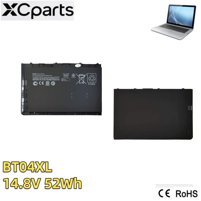 

New Laptop Battery BT04XL for HP EliteBook Folio 9470 9470M 9480M HSTNN-IB3Z HSTNN-DB3Z HSTNN-I10C 687945-001 BA06XL 14.8V 52Wh