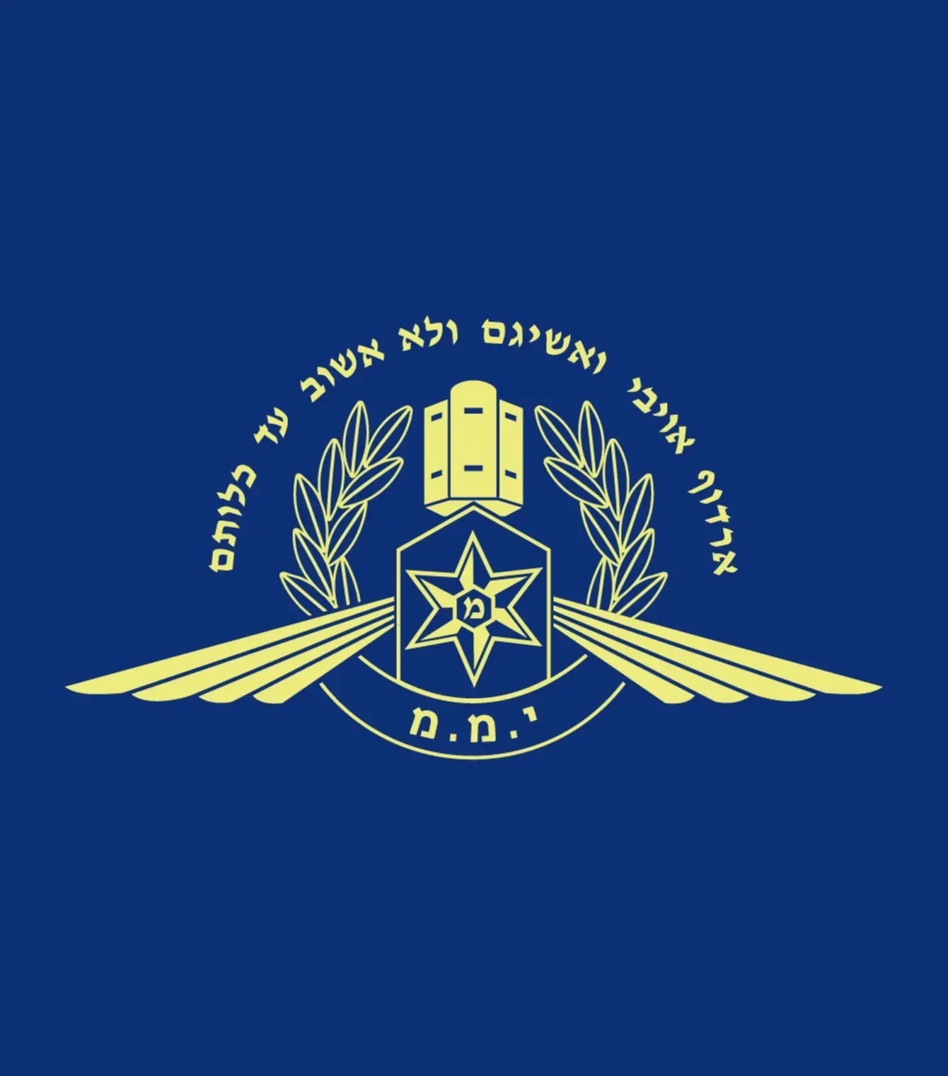 YAMAM Counter-Terrorism Force Israel Hebrew Golden Emblem T Shirt. Short Sleeve 100% Cotton Casual T-shirts Loose Top Size S-3XL