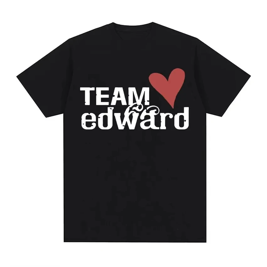 

T-shirt Twilight Graphic T-shirt Jacob Wears Team Edward Organic Cotton Fans Clothing Vintage Men Women Oversized Y2k T Shirts