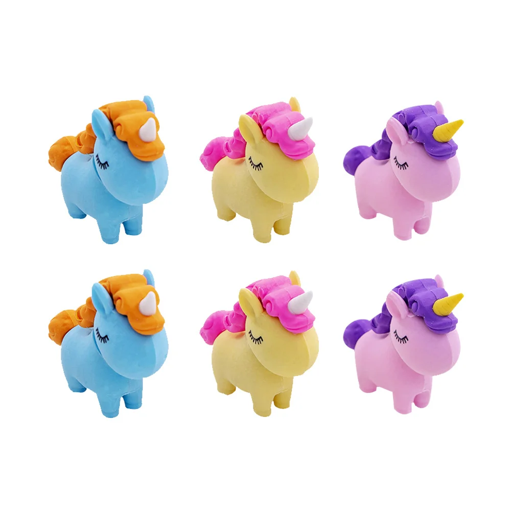 16 قطعة محايات كرتونية رائعة تصميم رائع على شكل هدية للطلاب محايات كرتونية للطلاب أدوات مكتبية #3