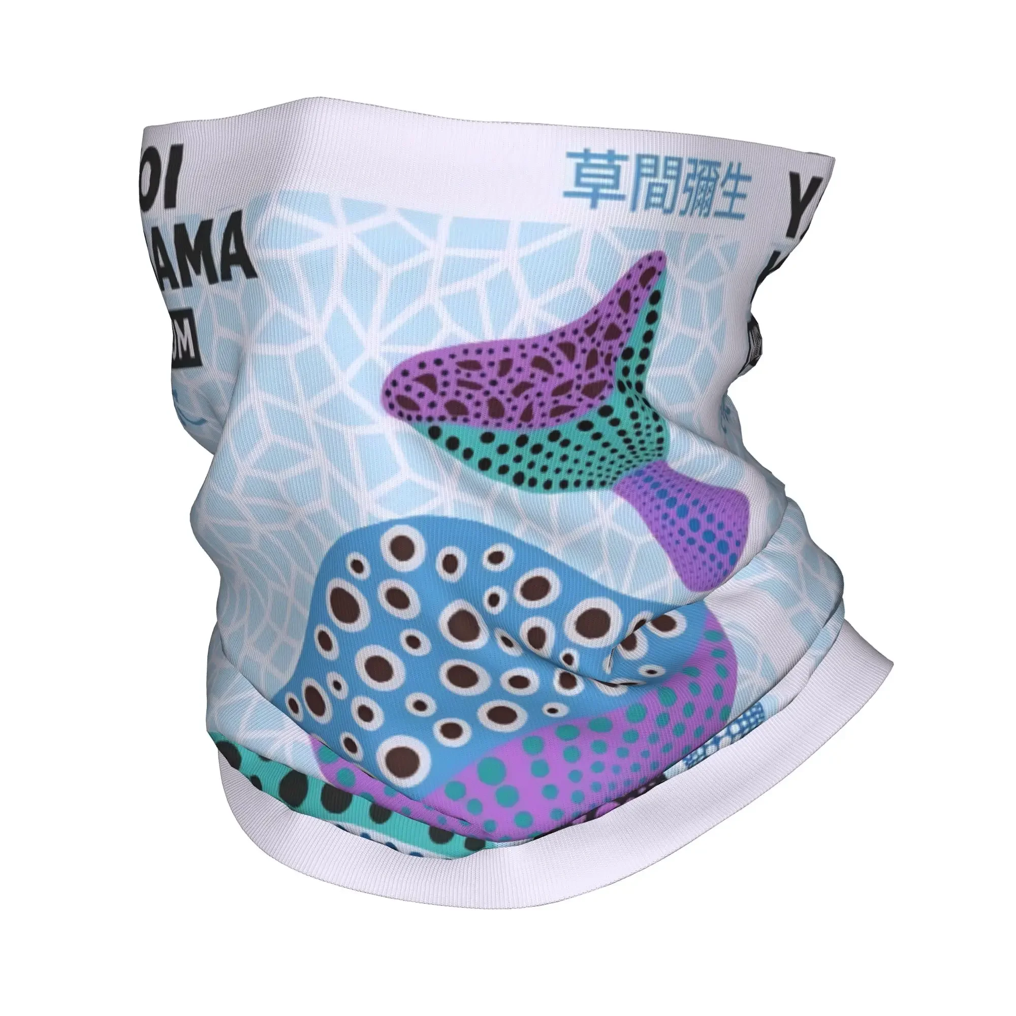 Yayoi Kusama Pumpkin Classic Artists Bandana Neck Gaiter Hiking Running Women Men Wrap Scarf Headband Warmer Face Scarf Cover