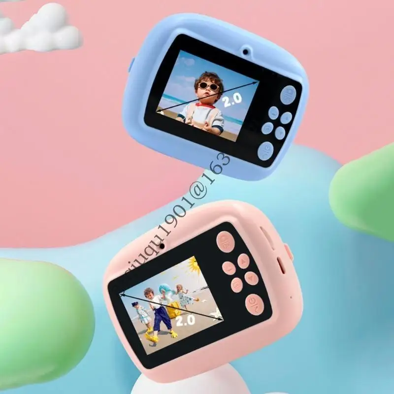 

Children's Instantly Camera Black and White Thermal Printing 24MP Photos 1080P .066A