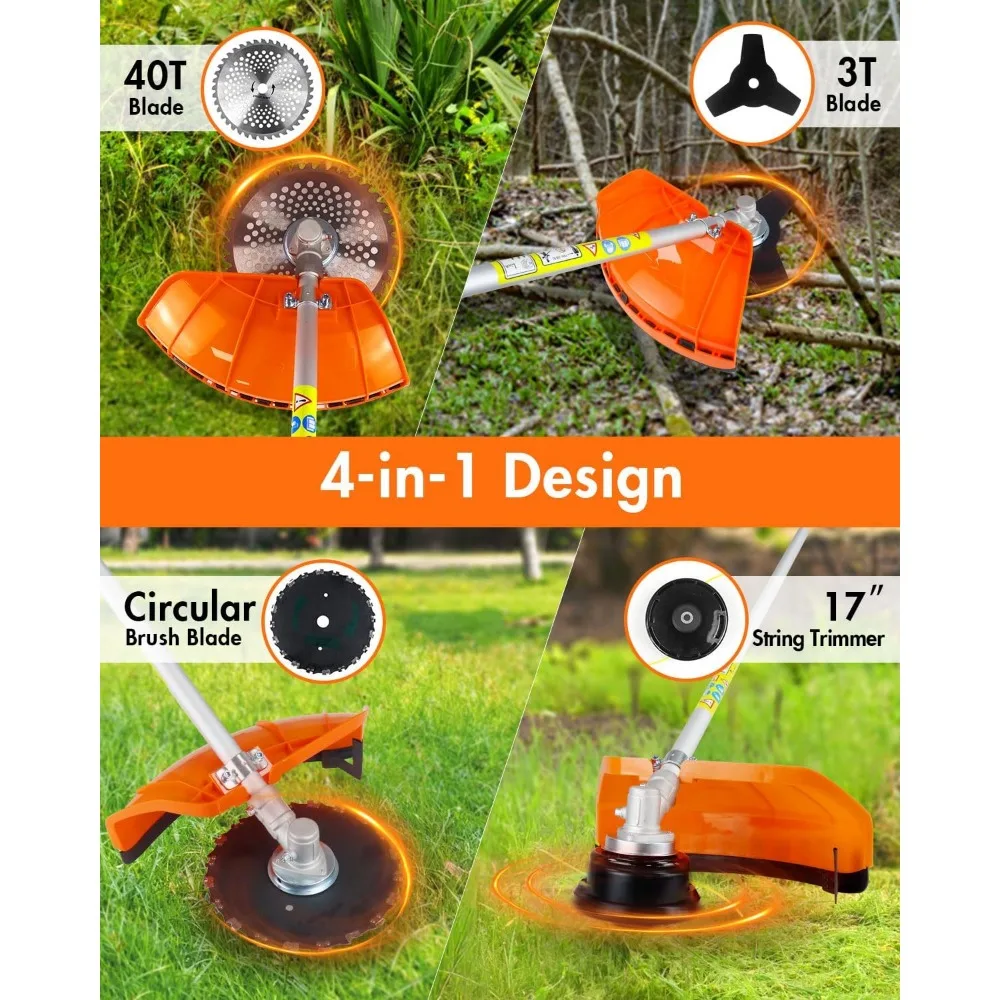 18-V-Akku-Fadenschneider und Kantenschneider mit Lithium-Ionen-Akku – keine Batterie oder Ladegerät im Lieferumfang enthalten, geeignet für Rasen- und Garten-Ma