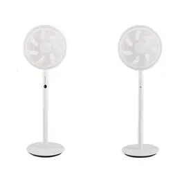 Floor Fan Household Fan Energy-Saving Remote Control Light Tone Living Room Dormitory Table Vertical Seven-Leaf Strong Wind