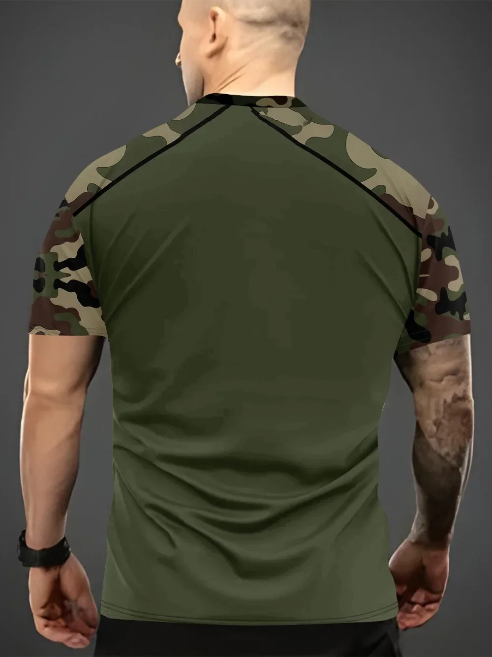 2026 New Unisex Camo 3D Print T Shirt Quick Dry Breathable Summer Harajuku Y2K Streetwear Team Training Short Sleeve Tee