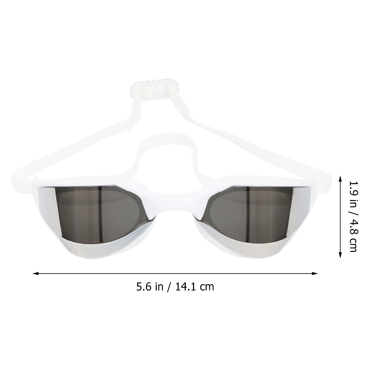 

Swimming Goggles Adult Swimwear Anti fog Durable High Quality Adjustable Straps Waterproof Effect Double Layer Anti fog Near