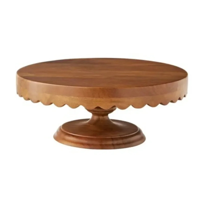 

Wooden cake stand is easy to use, practical and durable