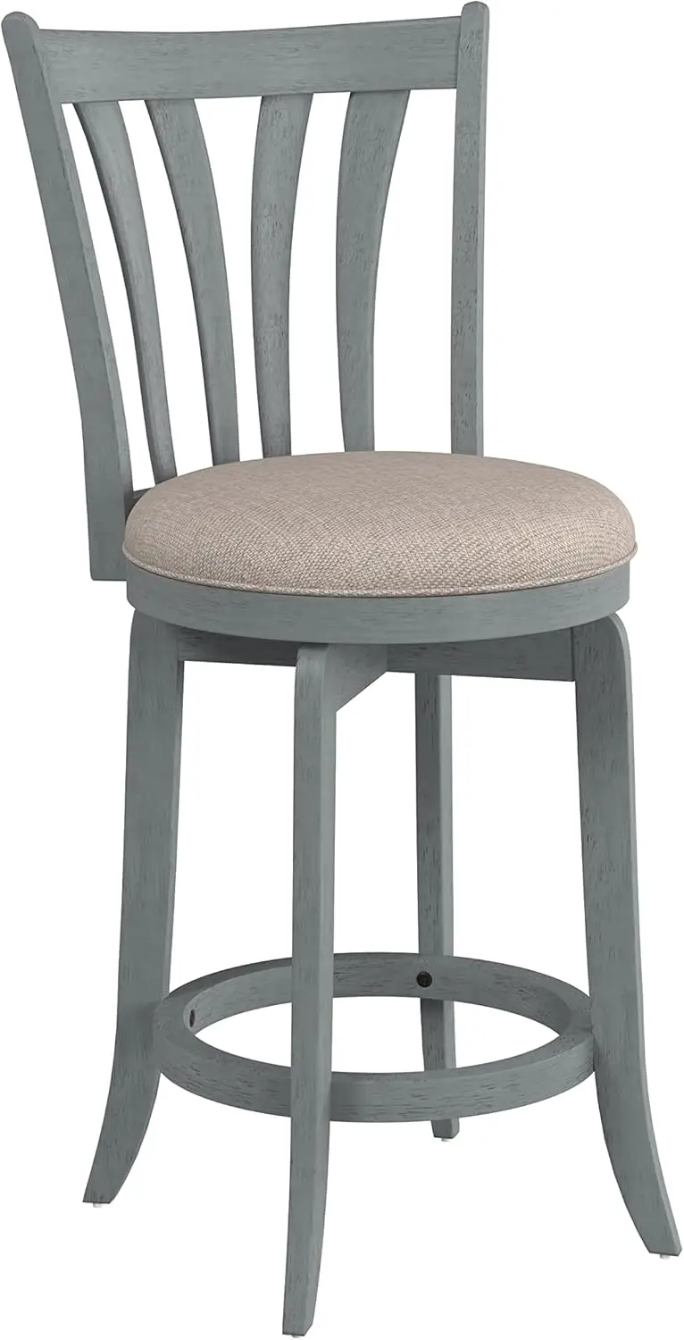 Furniture Savana Swivel Counter Stool, Blue