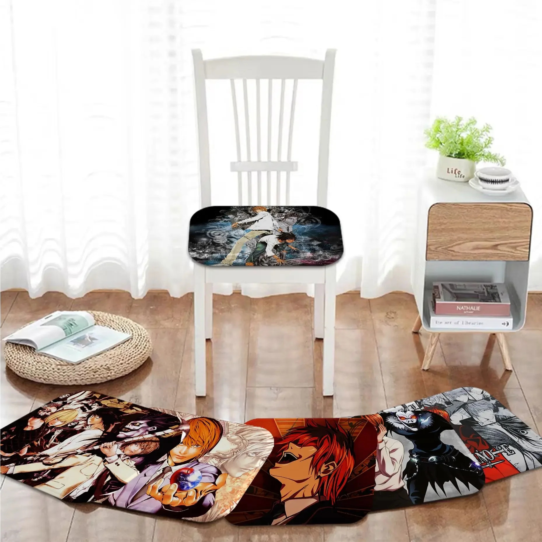 

Anime Death Note Cushion Mat Nordic Printing Chair Cushion Soft Office Car Seat Comfort Breathable 45x45cm Sofa Cushion