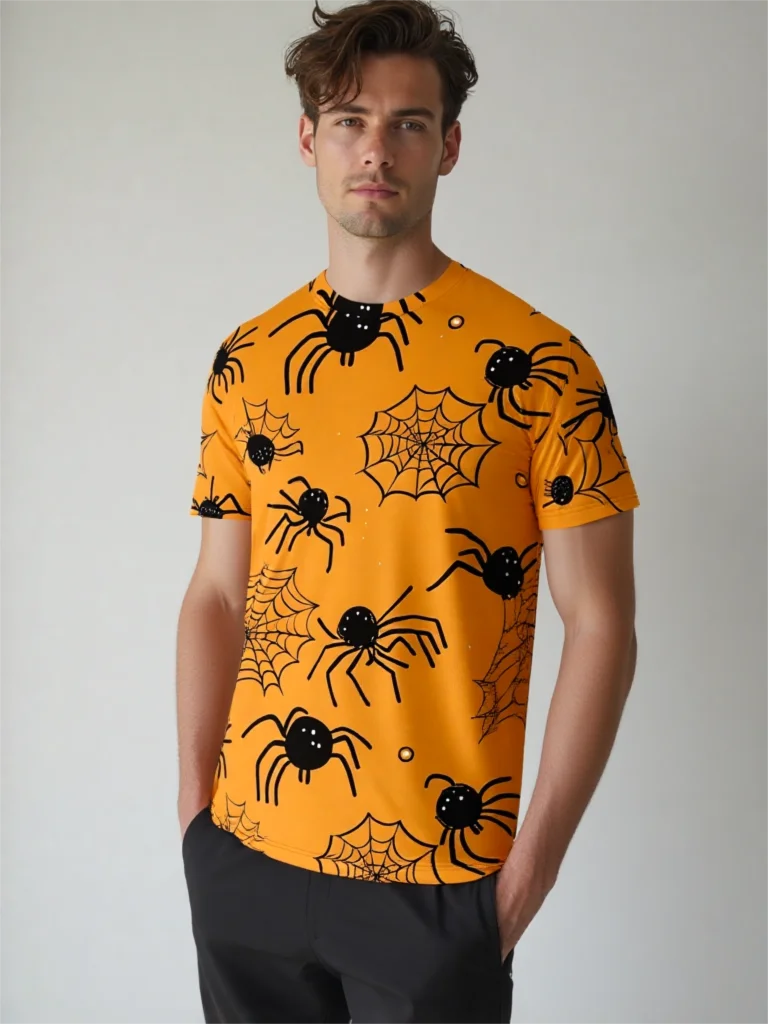 

Funny 3D Pattern Print Men's T Shirt Hip Hop Trend Harajuku Halloween Clothing Casual O-neck Loose Top Fashion Short Sleeve Tees