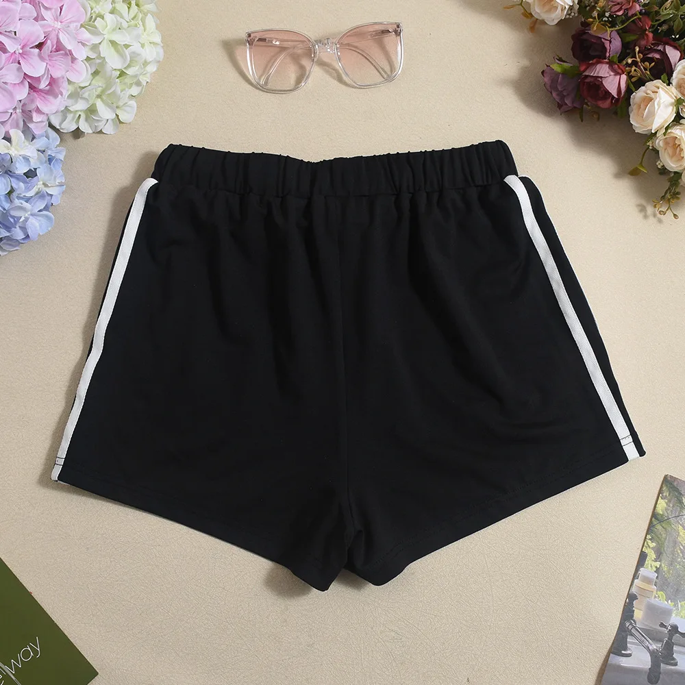 Shorts Pant Set Women Two Piece Sets Halter Matching Sets Tracksuit Vest Tops Short Pants High Waist Y2k Streetwear Jogger