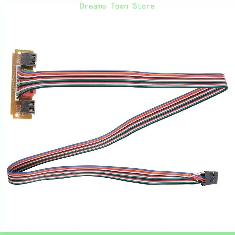 HX6A компьютерное шасси USB передняя панель Microphone & Earphone Gacks Port 6CM