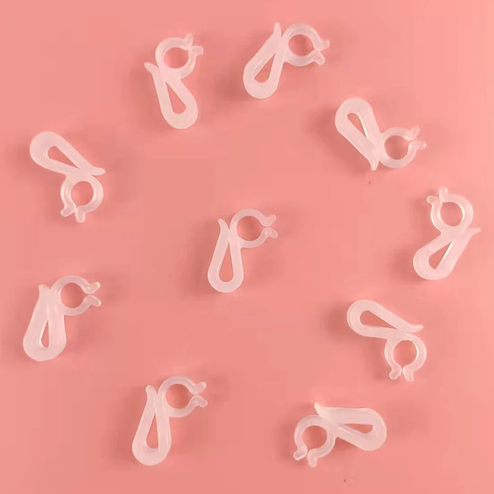 

120 Pcs Coat Hanger Christmas Light Clip Hook Hooks Tree Plastic Ornament Hangers