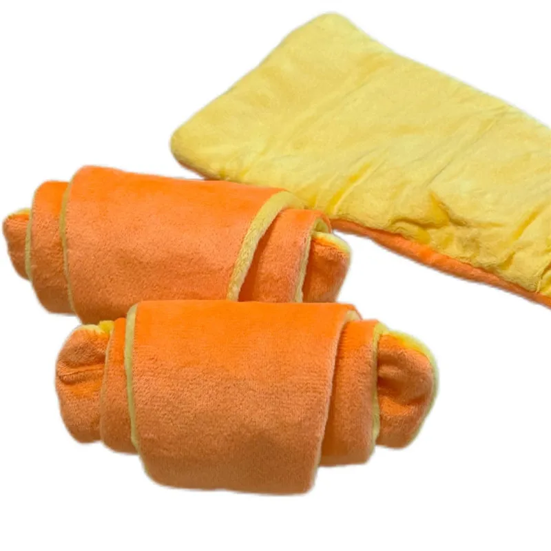 

Croissant Shaped Puppy Chew Toy - Plush & Squeaky For Interactive Play, Essential Indoor Or Outdoor Pet Supply