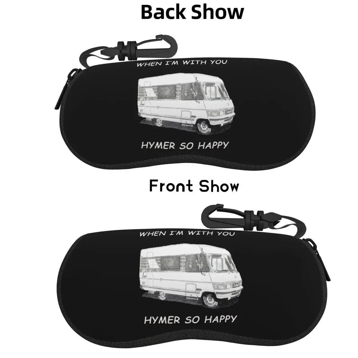 

Чехол для очков When I'm With You Hymer So Happy Shell, защитная коробка для солнцезащитных очков для женщин и мужчин, мягкая сумка для очков