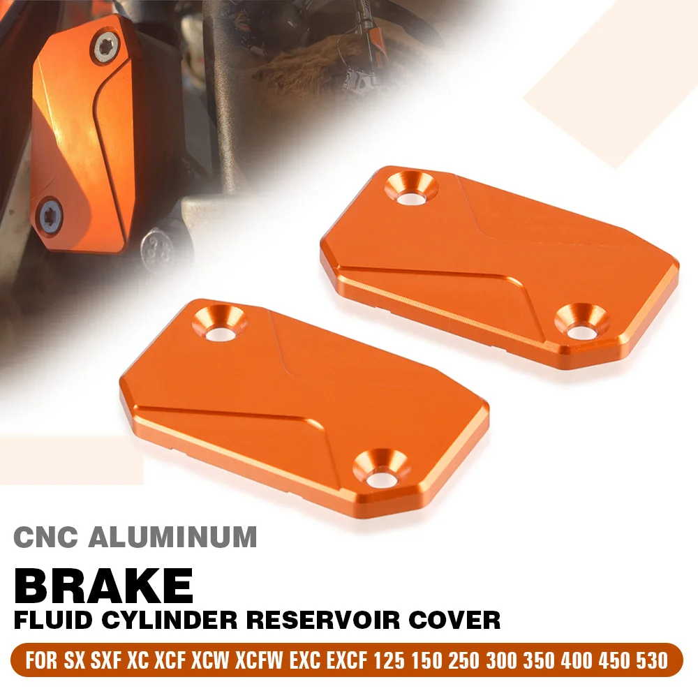 

Motorcycle Front Brake And Clutch Fluid Reservoir Cover Cap For SX SXF XC XCF XCW XCFW EXC EXCF 125 150 250 300 350 400 450 530