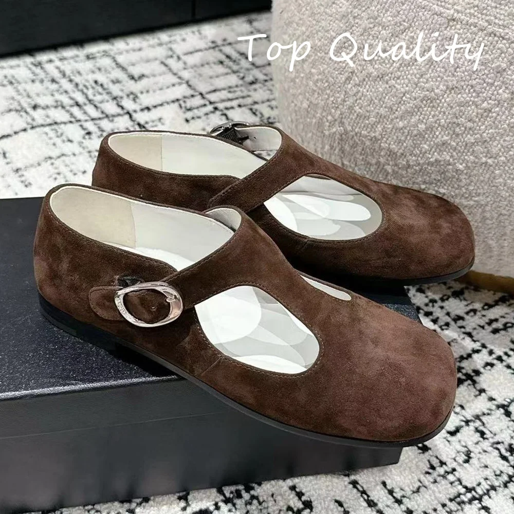 

2024 New Women's Mary Jane brings custom-made shoes Solid Color Genuine leather material Ankle Strap Women Autumn Shoes