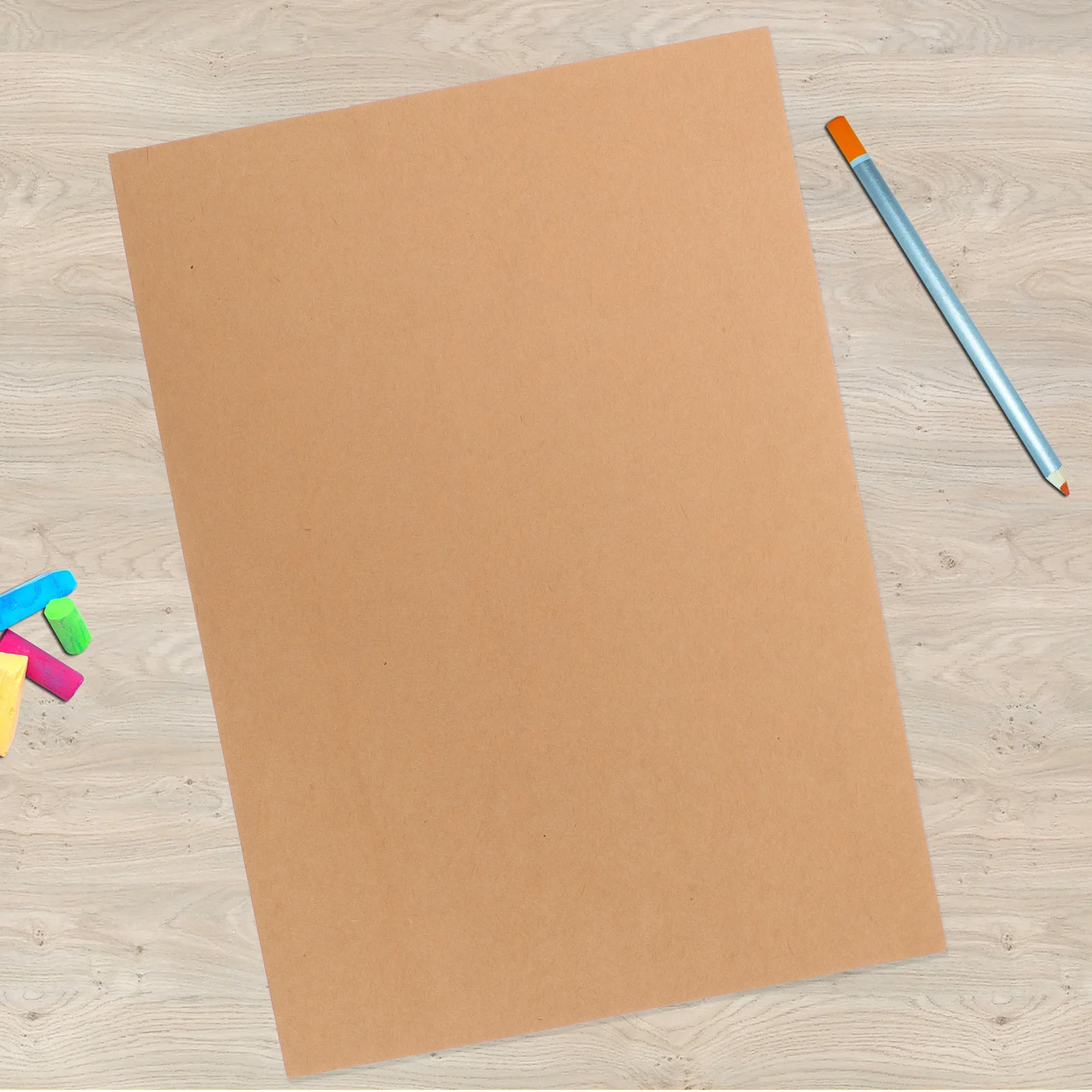 

5 Sheets A4 0.5mm Thick Kraft Drawing Board Paper for Kids Art Painting Stock Marker Craft Sewing Supplies