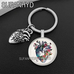 Anatomy Human Organs Keychains for House Heart Key Chains for Keys Biology Keyrings Medical Gifts for Ddoctors