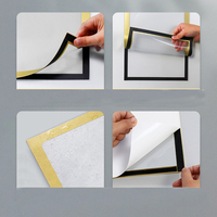 A3/A4 Magnetic Picture Frames Wall Kpop Photocard Holder Display Decor For Wall Window Office Advertise Fridge
