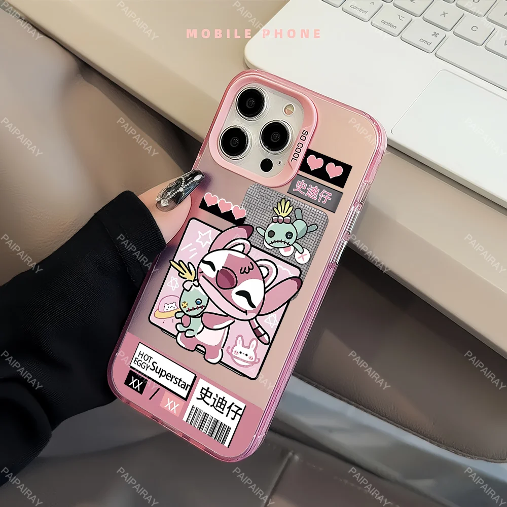 لطيف S-ستيتش زوجين لسامسونج غالاكسي S20 23 24 25 30 32 34 35 FE زائد الترا جراب هاتف قذيفة حماية الغطاء الخلفي IMD #6