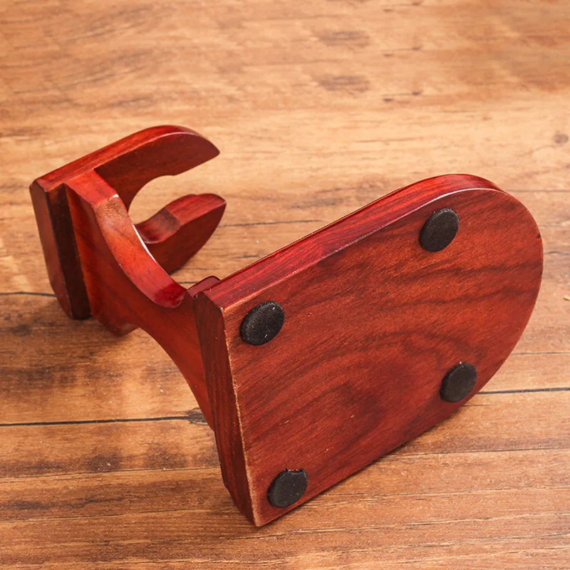 Smoking Accessories Pipe Stand Tobacco Pipe Holder Folding Rack Portable Natural Solid Wood 1Pc