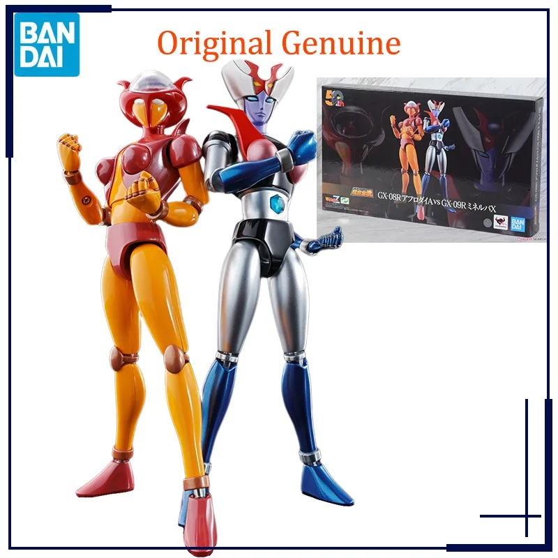 

Оригинальный Bandai Аниме MAZINGER Z GX-08R Aimei Shen A VS GX-09R майнерва X модель игрушки экшн-фигурки подарки коллекционные дети