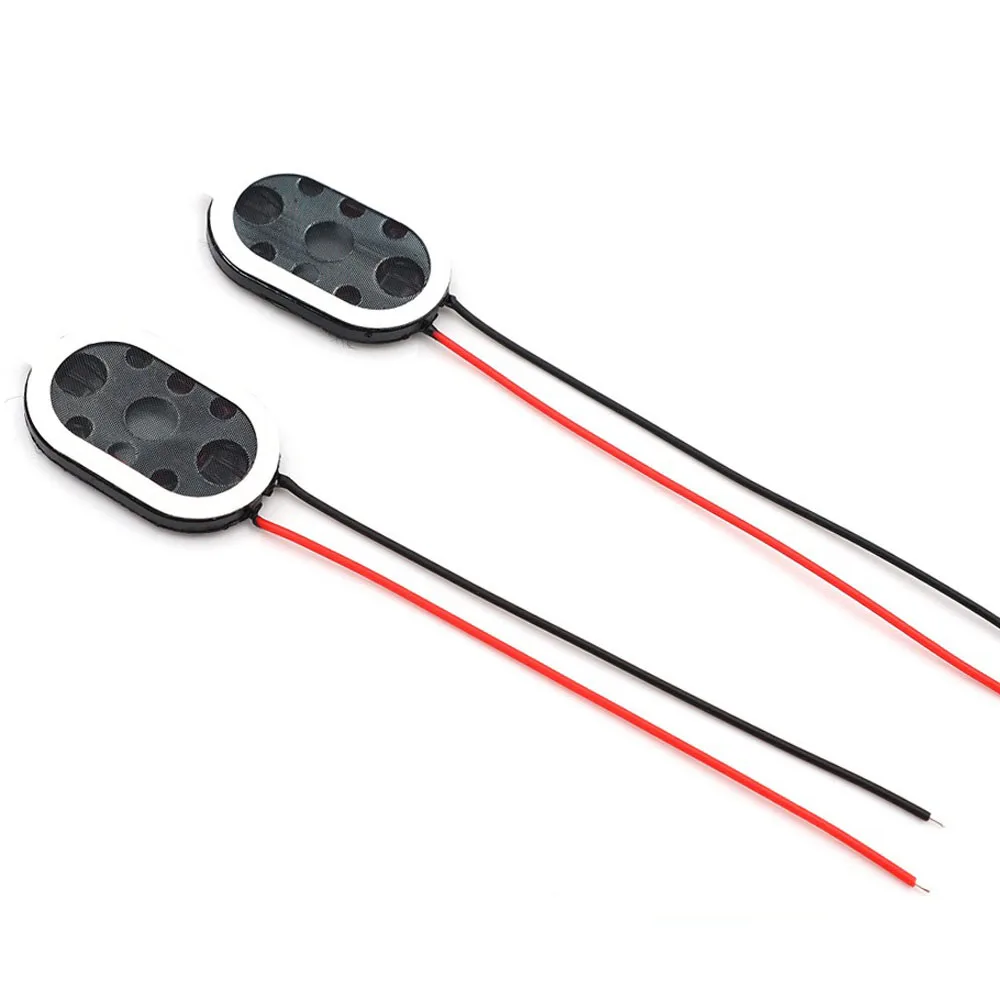 5 قطعة/الوحدة 8 أوم 1 واط صوت صغير القرن موصل 2415 هاتف لوحي مايكرو المتكلم 24 × 15 مللي متر البيضاوي المتكلم مع سلك 60 مللي متر لاردوينو #3