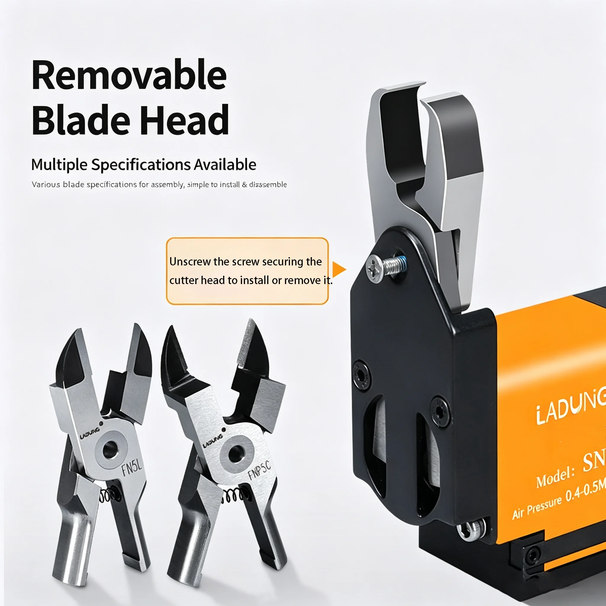 Nile Robotic Arm Pneumatic Scissors SN3 SN10 SN20 Pneumatic Pliers Precision Cutting of Plastic Sprue Air Shear Nipper Cutter