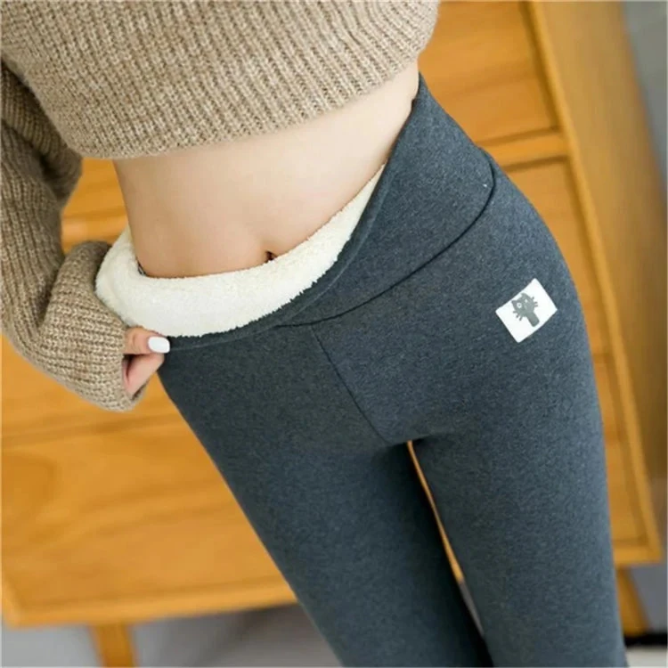 (XL-8XL) 2022 Latest Women\'s Cashmere Wool Leggings - Large Winter Lambwool Leggings Warm Skinny Sexy Leggings High Elastic