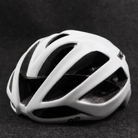 Casco aerodinámico blanco para bicicleta de carretera, protección de seguridad para deportes al aire libre, talla M L 52CM