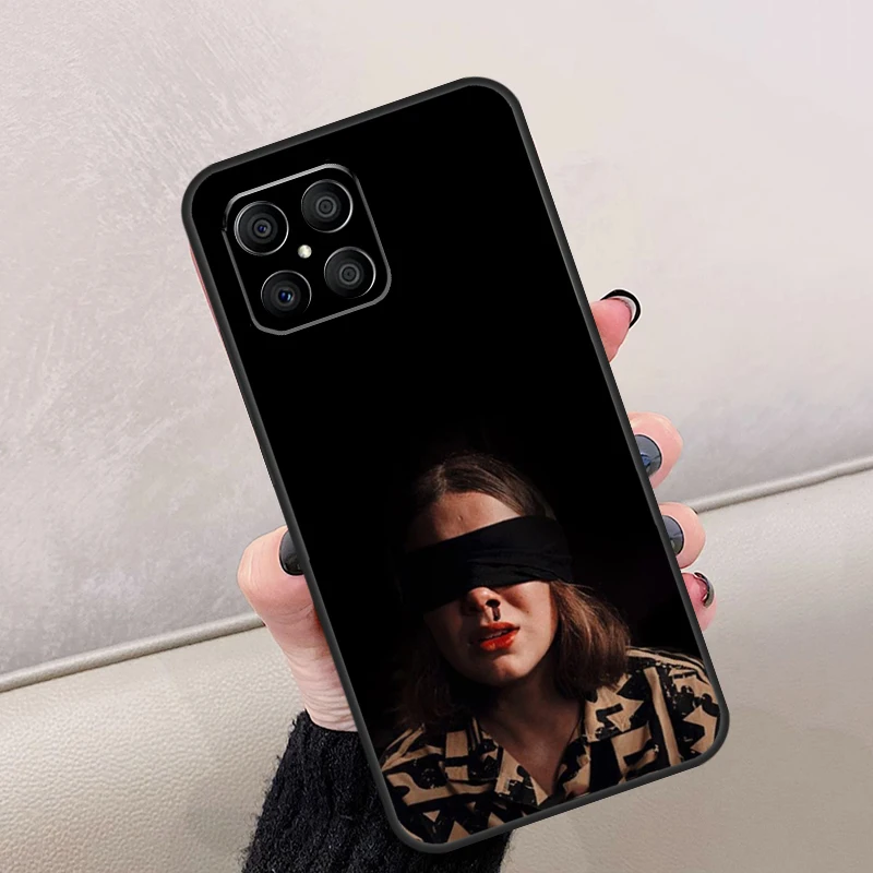 حافظة للممثل البريطاني ميلي بوبي براون لهاتف Honor Magic 7 Lite 5 6 Pro لهاتف Honor X9b X9a X9c X8a X8b X9 200 400 50 70 90