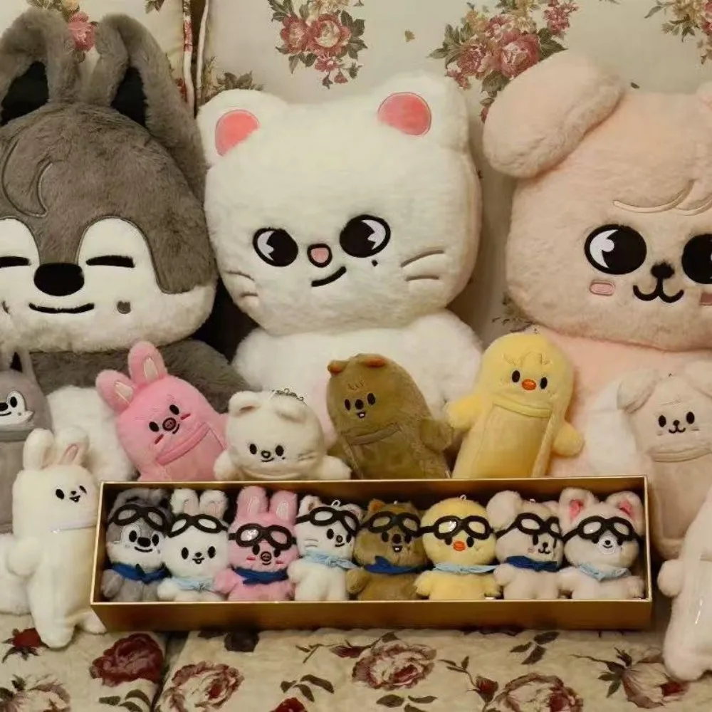 

KPOP Stray Kids SKZOO Plush Toy Teddy Hug Pillow Doll Fan Gift Plush Toy Seoul FM Week Cloak Doll Magic School Kid Birthday Gift