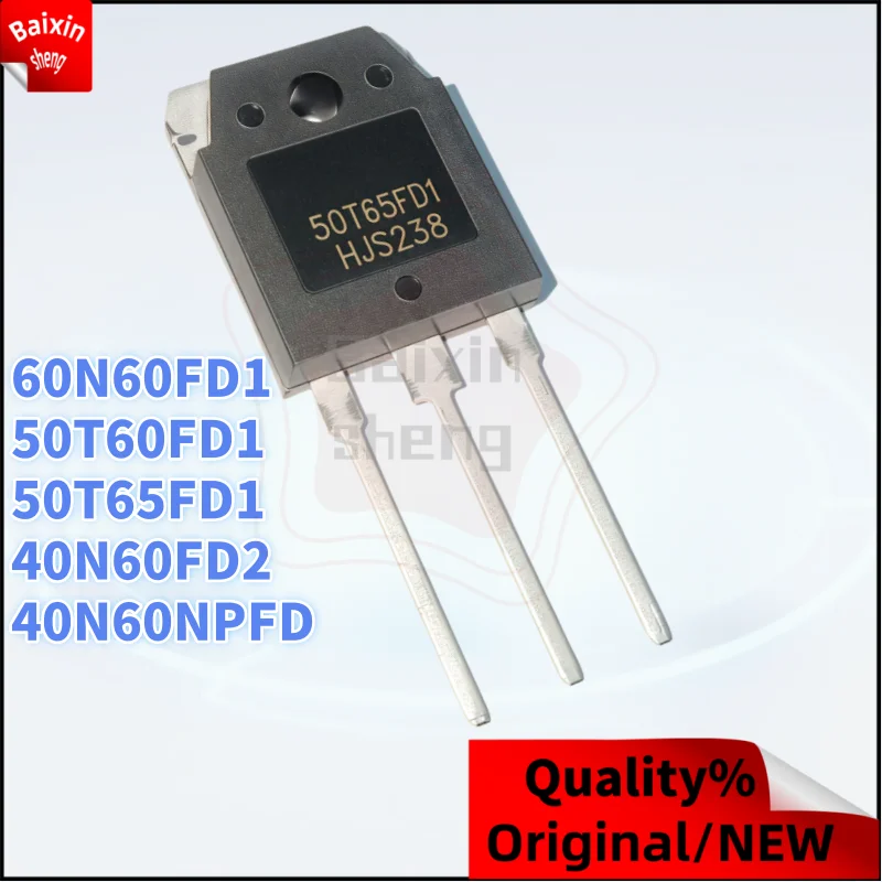 

10PCS NEW 50T65FD1 40N60FD2 40N60NPFD 60N60FD1 50T60FD1 TO-3P Commonly used welding machines IGBT power transistor