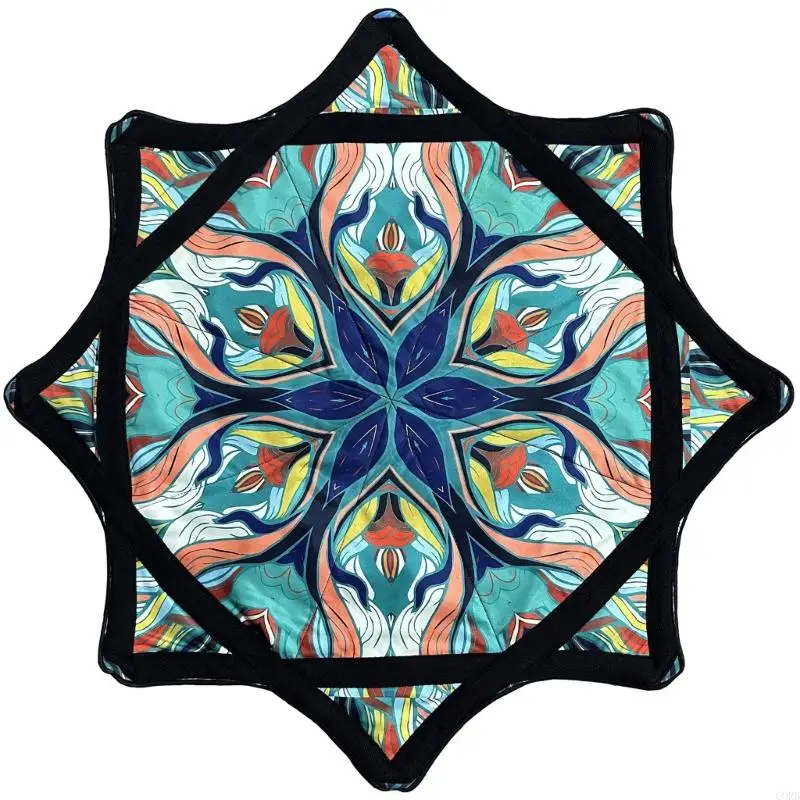 CORB Dance Rotating Cloth Juggling Props Flying Handkerchief for Kids Adult Beginners Easy Rotating Octagonal Handkerchief