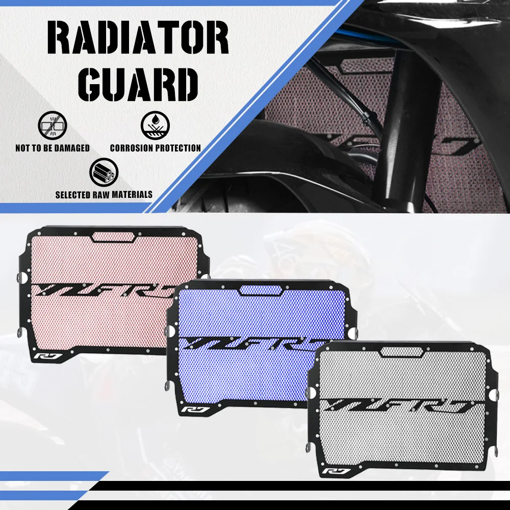 

For Yamaha YZF R7 YZFR7 2022 2023 2024 Radiator Guard Grille Cover Protector Motorcycle CNC Accessories Water tank Protection