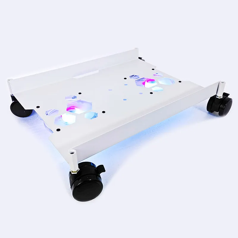 Wide Host Rack with RGB Fan Cooling Host Rack Mobile Computer Host Case Bracket E-sports Wind