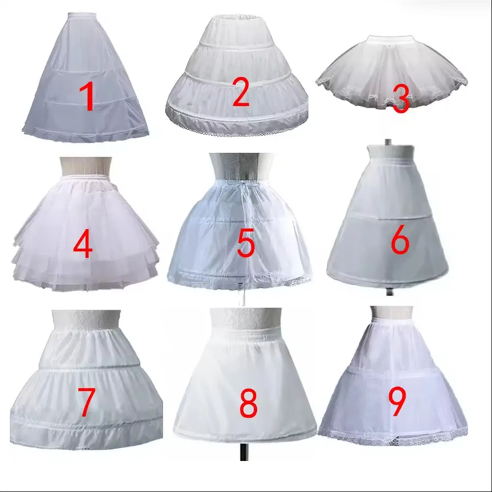 

Нижняя юбка с цветочным узором для девочек, нижняя юбка для косплея, вечерние, свадебные, невесты, нижняя юбка Enfant Fille Lolita, балетная юбка-пачка Enaguas Sottogonna