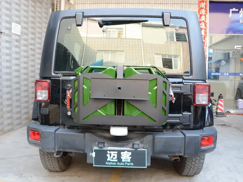 Spare tire rack Fuel tank carrier for Jeep Wrangler JK 2007+ Car exterior accessories