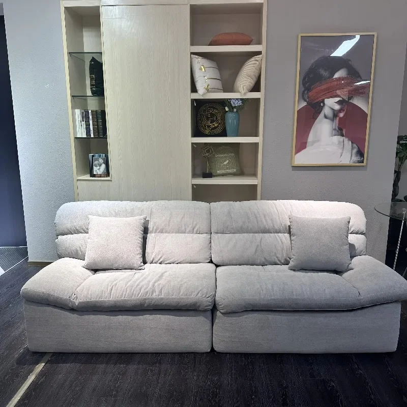 Cloud sofa frameless compression sofa living room vacuum furniture