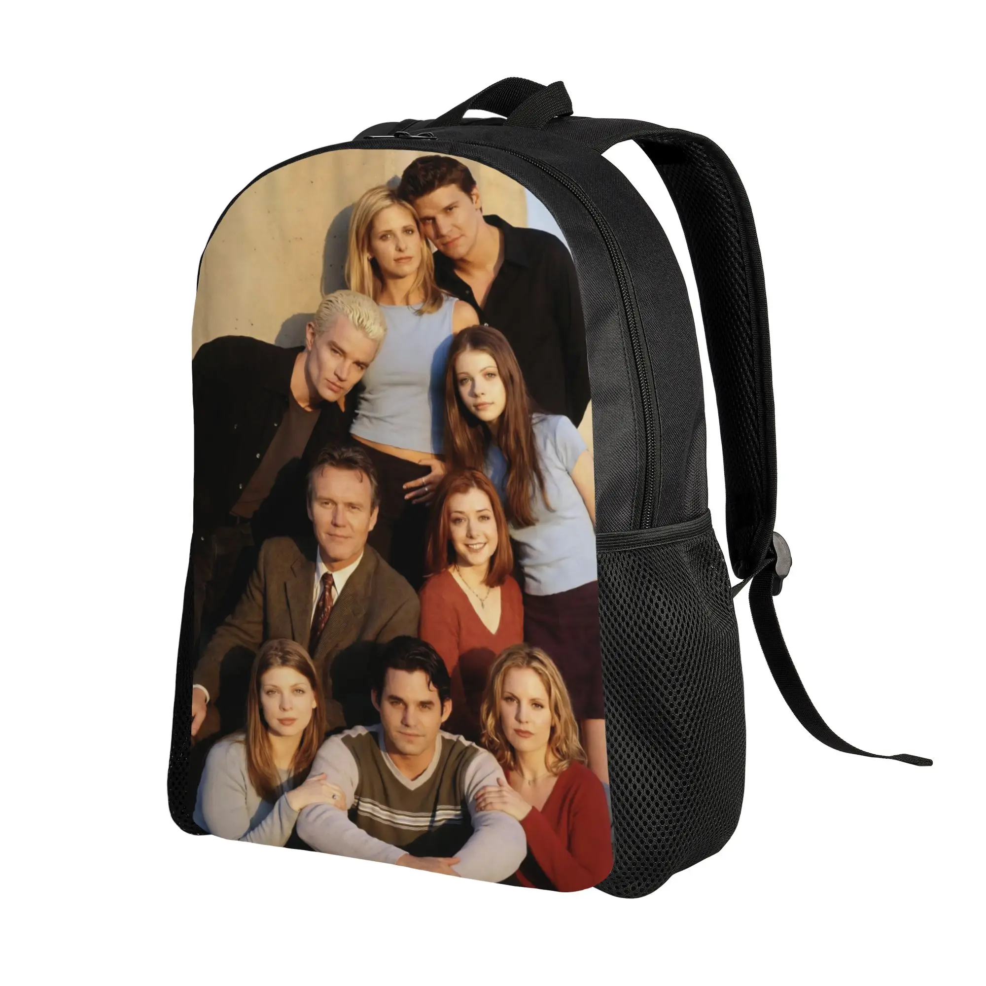 Buffy the Vampire Slayer Movie Fashion Backpack Sports Student Work  Daypack for Men Women Laptop Canvas Bags