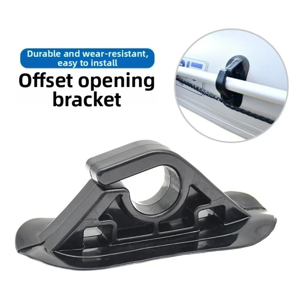 Versatile 4PCS Pack Paddle Clips PVC Material Hook Buckles Boat Accessories Ribbed Design Kayak Hooks For Fishing Boat