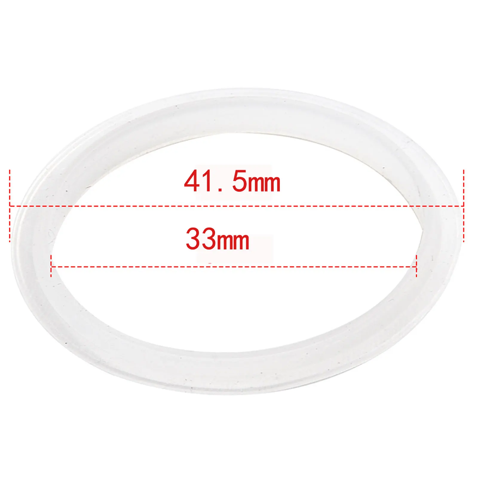 1/5pcs Silicone Rubber Flat Gaskets Outer Dia 35mm-41mm White Sink Pop Up Plug Silicon Cap O Rings Seal Washers Sealing Ring