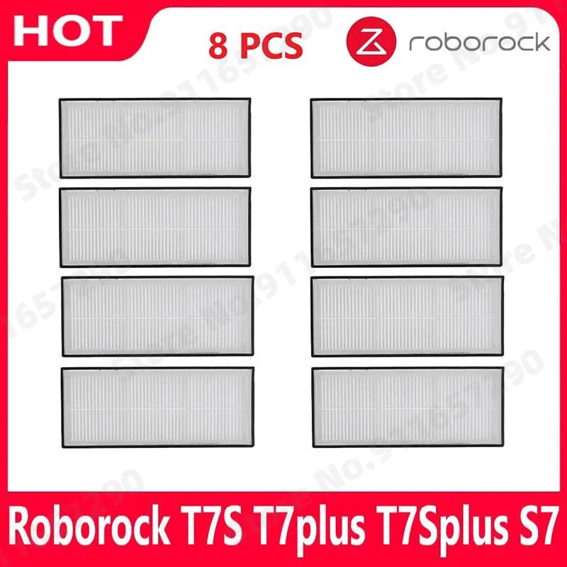 High Quality Roborock S7 T7S Replacement Washable Hepa Filter Spare Parts Vacuum Cleaner Household Accessories