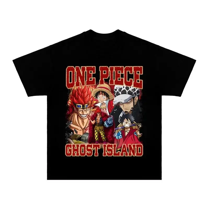 

ONE PIECE Animation Derivatives Men's and Women's Same Fashion Trend Cotton Printing 2025 New