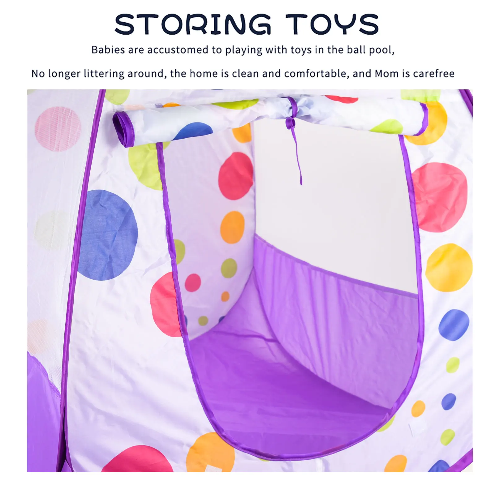 Gioco Pop-Up per bambini tenda da gioco per interni ed esterni Dot Tent House Toys, comodo da trasportare regali perfetti per bambini,