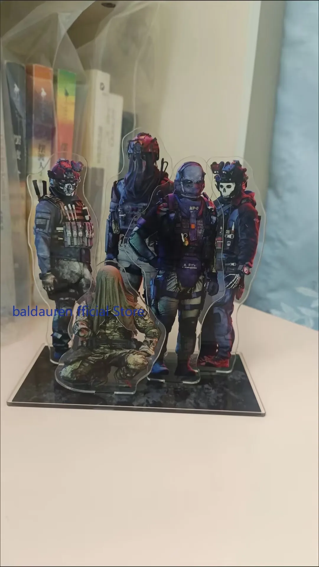 جديد أنيمي نداء الواجب كيغان نيكتو كونيغ شبح كروجر الشكل الاكريليك حامل نموذج مكتب عرض الدائمة المعارض هدية عيد ميلاد