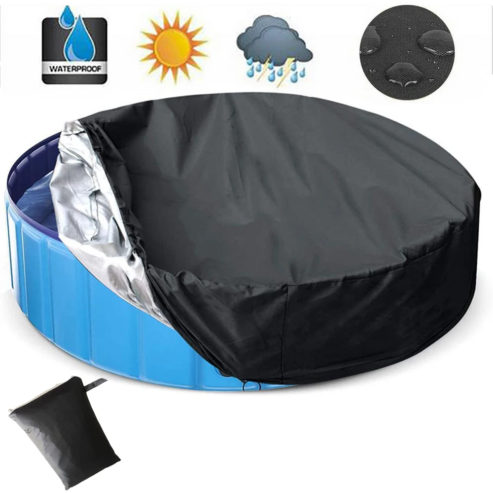 

Pool Cover Round Oxford Cloth Swimming Pool Tub Cover 366 cm Outdoor Garden Pool Rain Cover Water Sports Pool Accessories