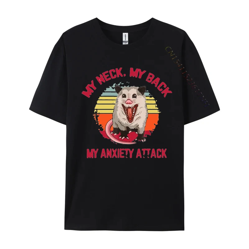

Animal Opossum Lover T-shirt 2024 Hot Sale O Neck T-shirts Gift Fun Tongue Twisters Printed T-shirt Cotton Fabric Mens Tops Tees
